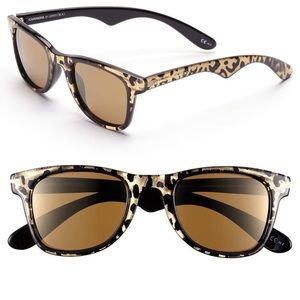 Carrera By Jimmy Choo Gold Leopard Sunglasses